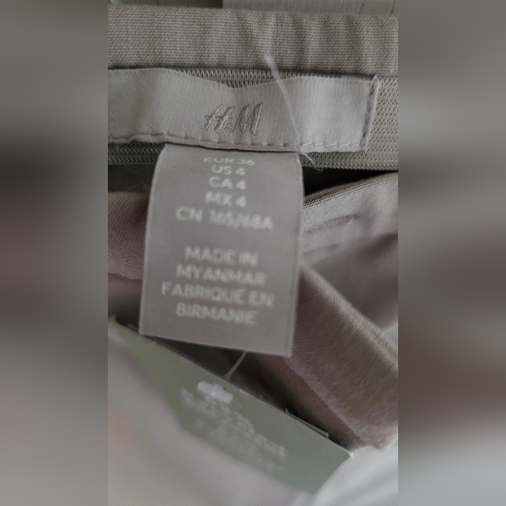 H&M Taupe Straight Leg Women's Pants - Picture 2 of 5